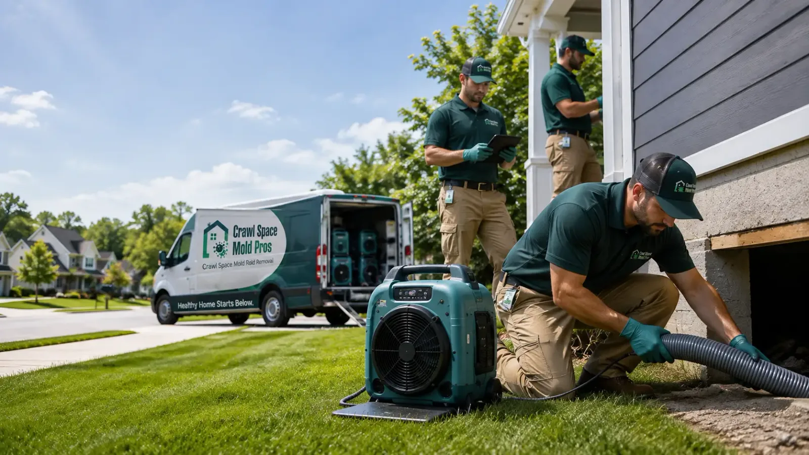 Crawl Space Mold Removal in Parker, AZ